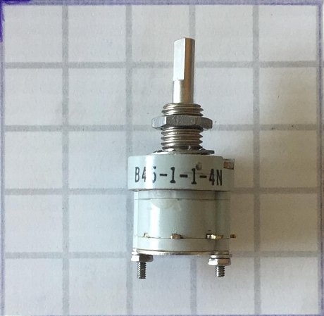 SELETOR (POTENCIÔMETRO) - B45-1-1-4N