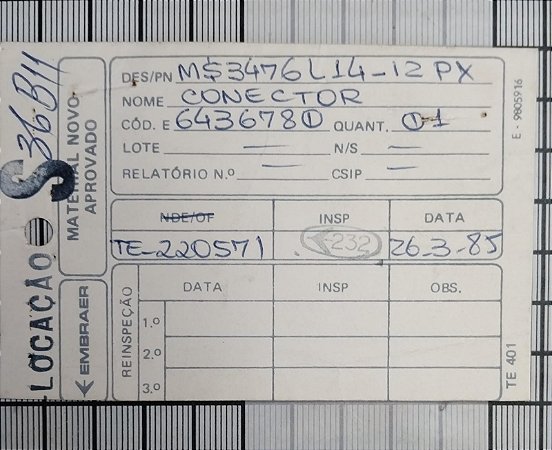CONECTOR - MS3476L14-12PX