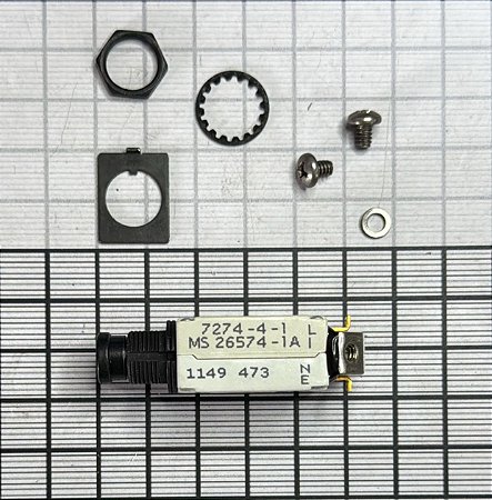 DISJUNTOR 1 AMP - MS26574-1A (7274-2-1)