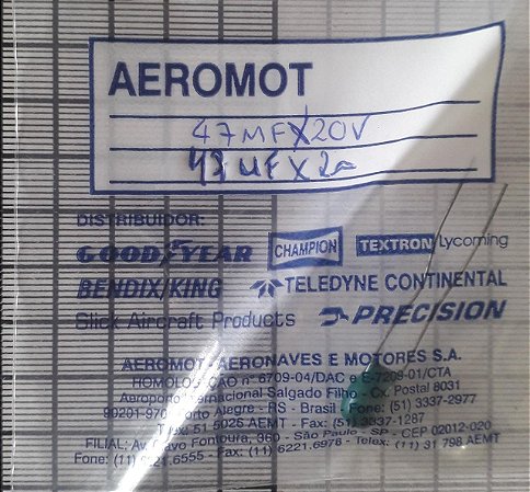 TRANSISTOR - 47UF/20V