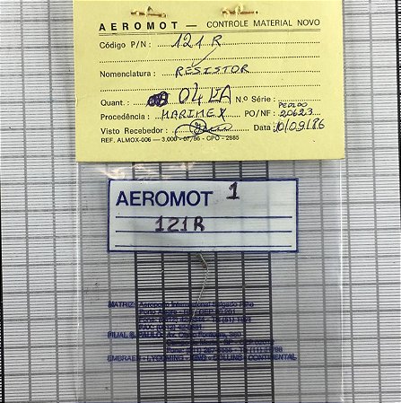 RESISTOR  - 121R