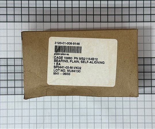 BEARING, PLAIN, SELF - MS21154B12