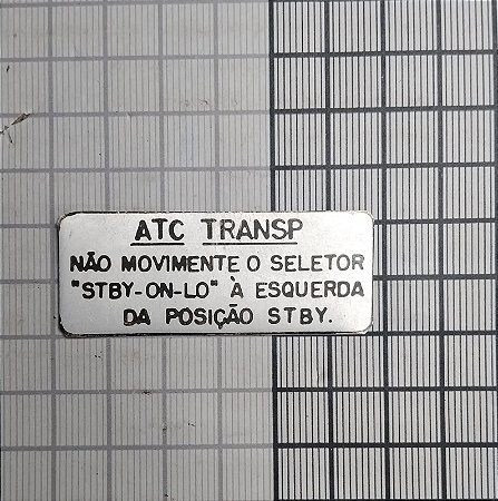 PLAQUETA - DAF4-0523