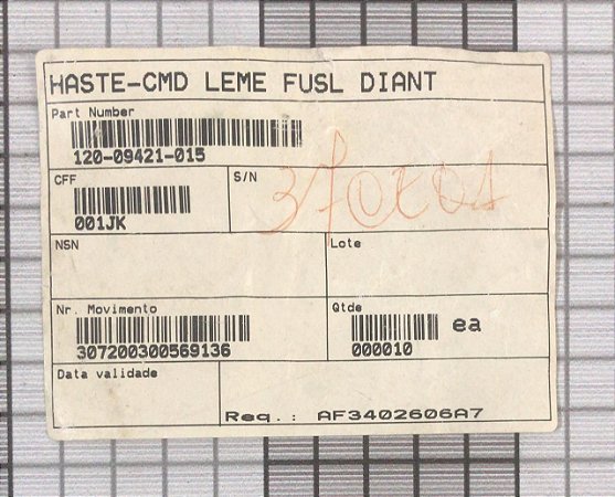 HASTE COMANDO LEME - 120-09421-015