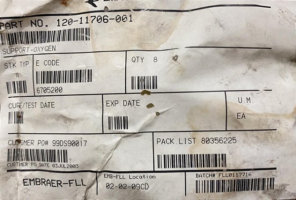 SUPPORT-OXYGEN - 120-11706-001