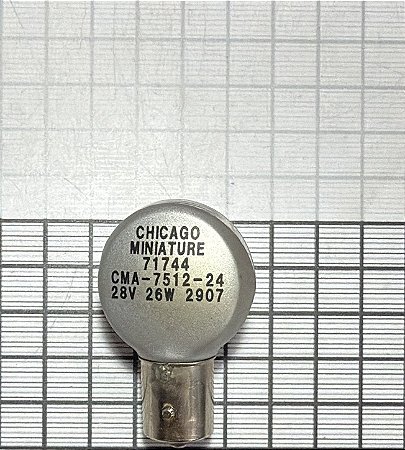 LÂMPADA ESPELHADA 24V - A7512-24 (MS25309-7512 / WL-A-7512-24)