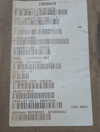 LUMINARIA, CONJ - CDEL1009-1