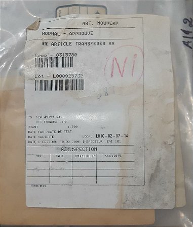 KIT EXHAUST LINK - 120-49399-603