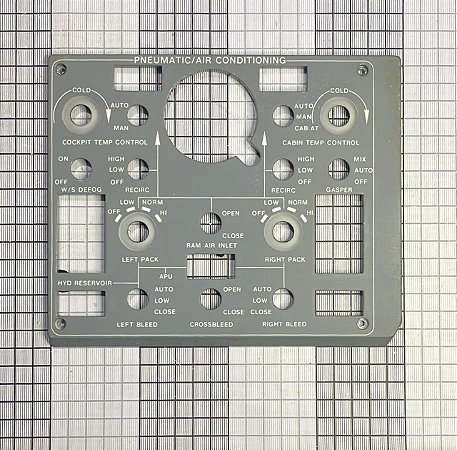 PLACARD ASSY ACRYLIC - 120-43678-003