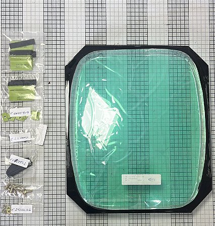 KIT. PLEXI GLASS-DOOR - 110P2-1244-45PC30
