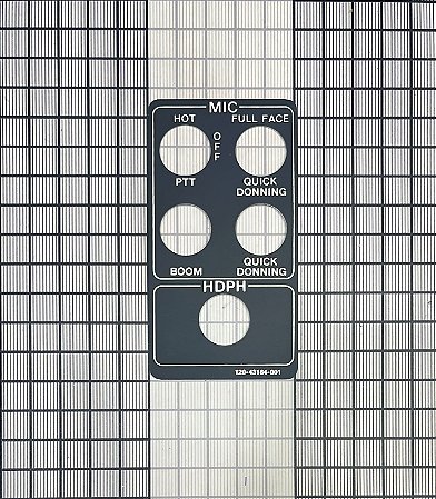 PLACARD - 120-43184-001