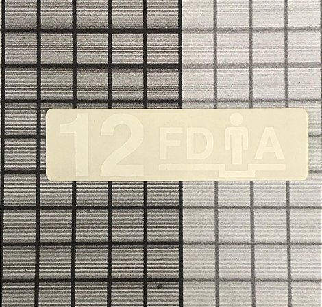 PLACARD - 7130920-3-12