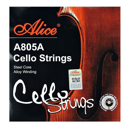 Encordoamento p/ Violoncelo - Alice Cello Strings A805A