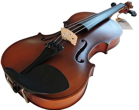 Violino p/ Canhoto Barth Violin Old 4/4 (envelhecido) - com Estojo + Arco + Breu - Completo!