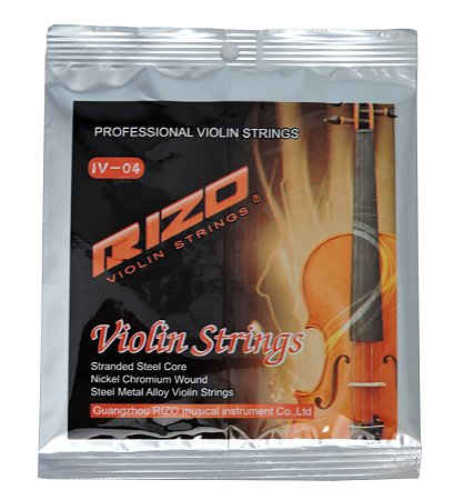 Cordas Violino Rizo - Professional Violin Strings - Nickel Chromium Wond Strings