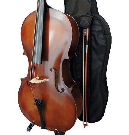 Violoncelo Barth 4/4 Old- Capa Bag + Breu + Arco - Completo!