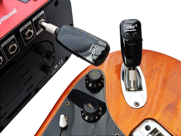 Transmissor para Guitarra e Receptor Wireless XXLive  - U12D