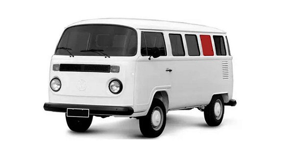 Vidro Lateral MÓVEL Kombi Clipper