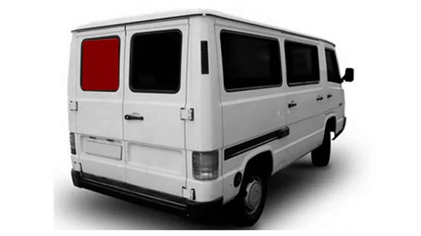 VIDRO TRASEIRO MB 180
