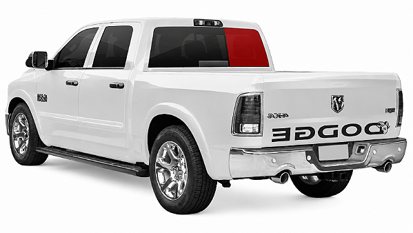 Vidro Traseiro Dodge Ram 2012 Á 2020