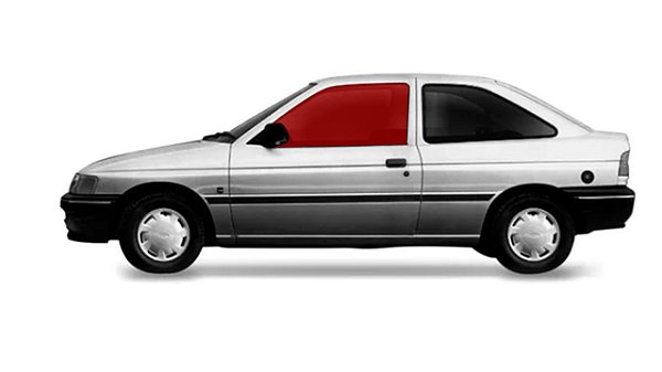 Vidro de Porta Escort 2 Sap o