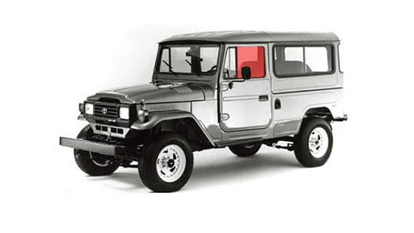 Vidro De Porta Toyota Bandeirante 91 em diante