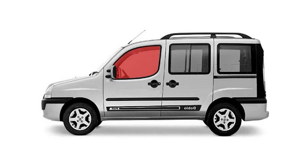 Vidro de Porta Fiat Doblo