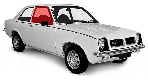 Vidro de porta Dianteira Chevette 2 portas Antigo