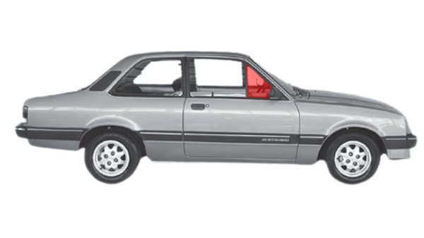 Vidro do Quebra Vento Fixo Chevette