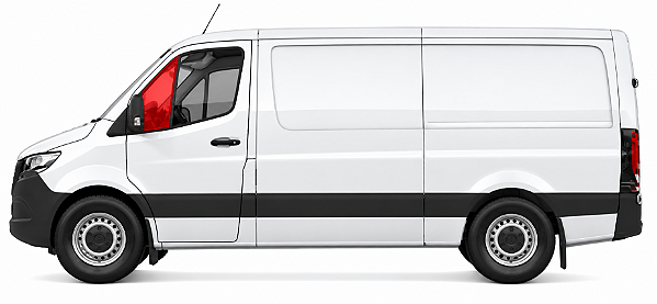 Vidro do Quebra Vento Sprinter Nova