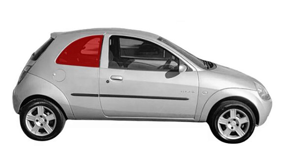 Vidro Lateral Basculante Ford Ká 97 á 2007