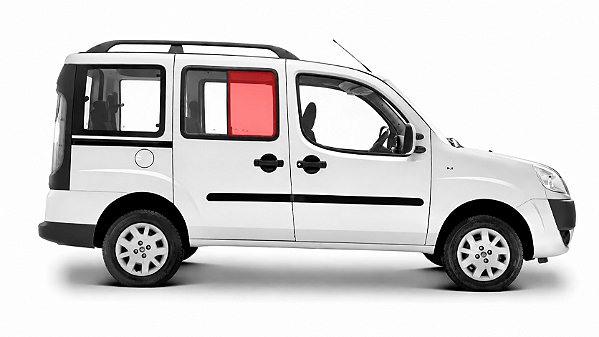 Vidro Lateral Fixo Doblo