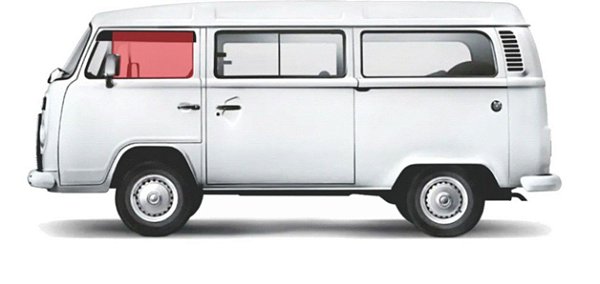 VIDRO DE PORTA DA KOMBI CLIPPER