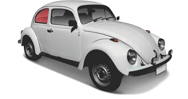 VIDRO LATERAL FIXO DO FUSCA