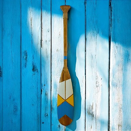 Remo Ponta Redonda Azul e Amarelo XC-84 A
