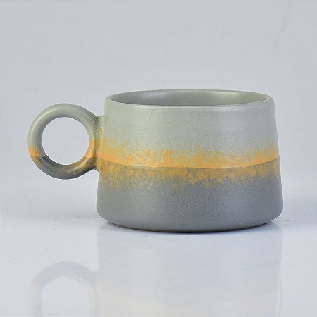 Caneca Dois Tons Cinza 400 ml YT-26 A