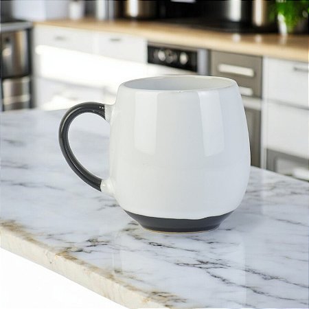 Caneca White Preta 500ml YT-32 A