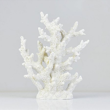 Enfeite Coral Árvore Grande Branco YU-58 A