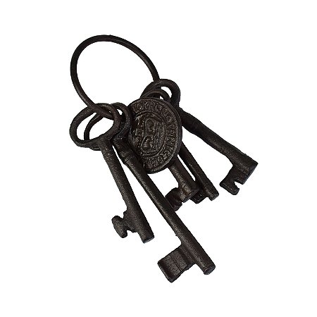 Molho De Chaves Moeda em Ferro TB-88