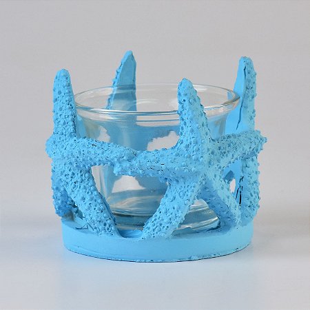 Porta-Velas Estrela Azul FG-52 A