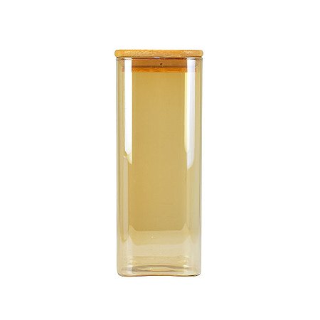 Pote Quadrado Dourado TH-17 A