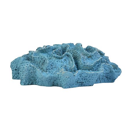 Enfeite de Mesa Coral Azul em Resina XN-48 B