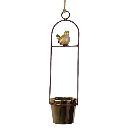 Suporte Para Plantas Passaro Verde