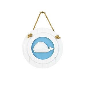Enfeite Nautico Red. Baleia Branco  XM-14 C