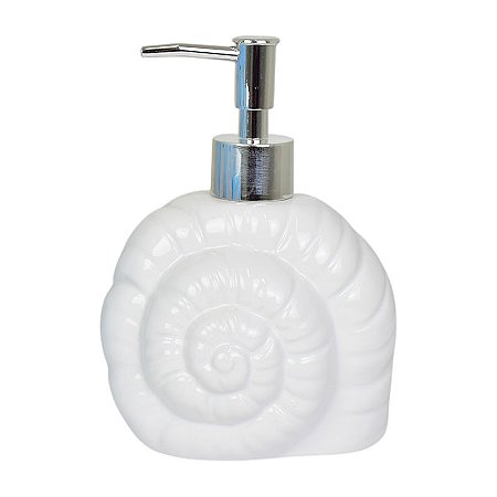 Saboneteiras Ceramica Branca Concha Caracol TK-53B