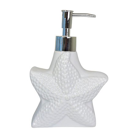 Saboneteiras Ceramica Branca Estrela do Mar TK-53C