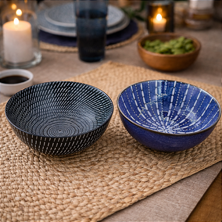 Bowl Em Ceramica Cor E Estampa Variadas G TK-59