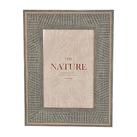 Porta Retrato Plastico Cinza P TK-72B