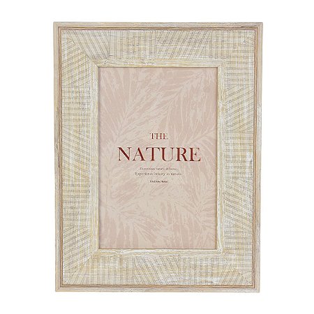 Porta Retrato Plastico Bege P TK-72C