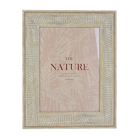 Porta Retrato Plastico Bege M TK-73C